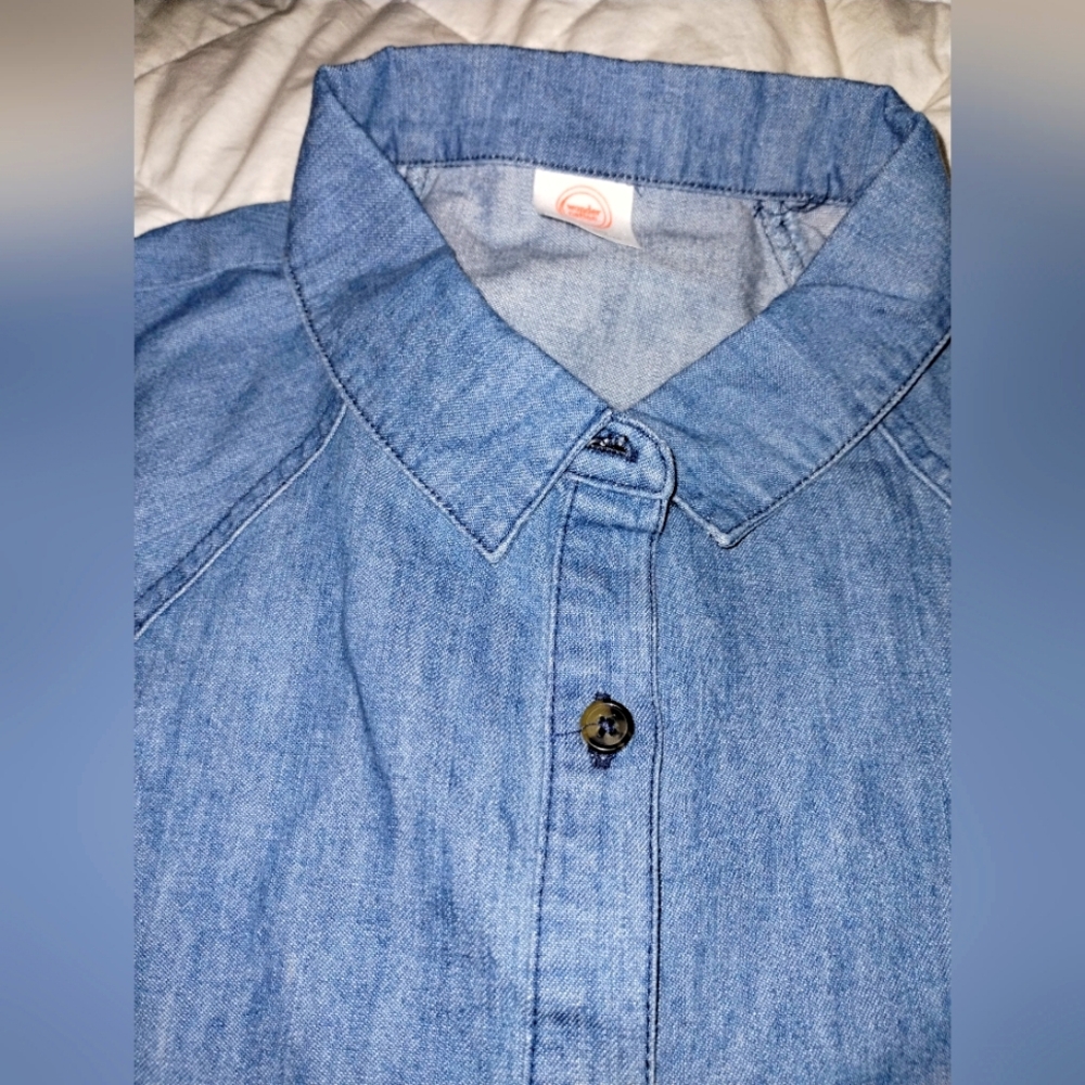 Lovely button down jean dress size 18 XXL